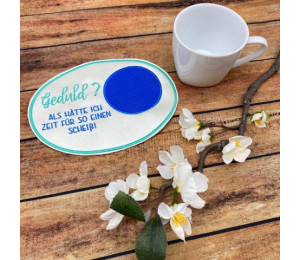 Stickserie ITH - Mug Rug 23x Freche Sprüche